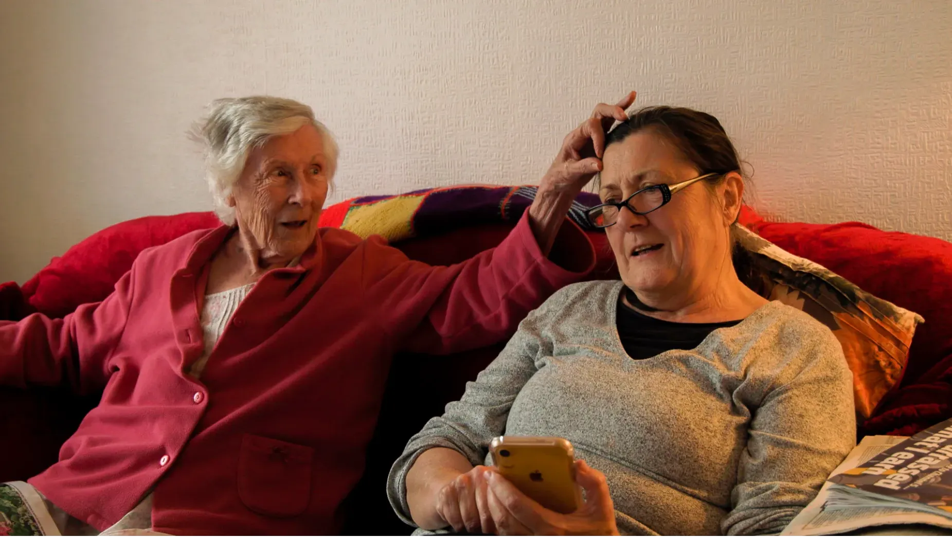Rita&Louise at their old home