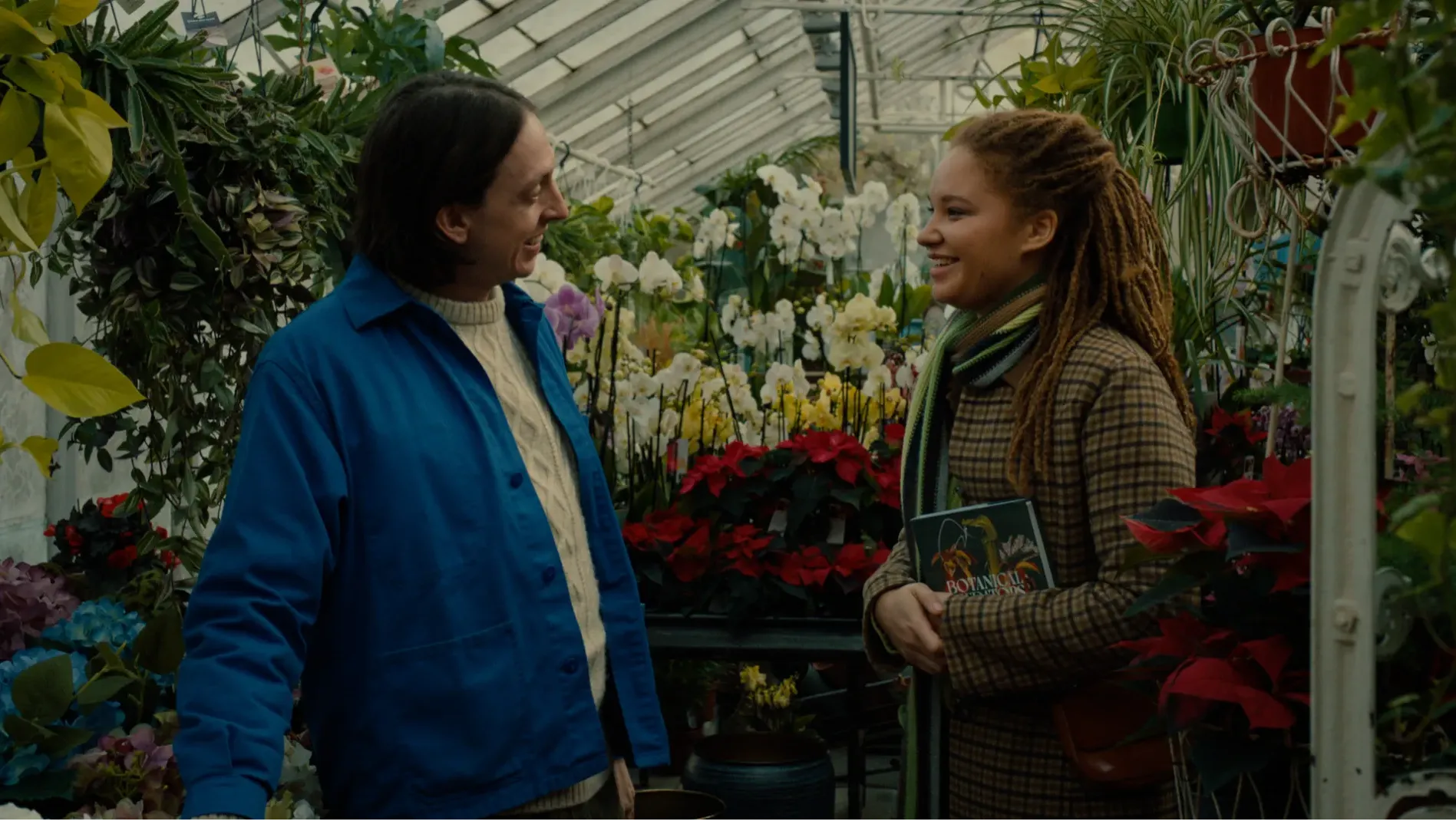 Tim and Hannah meet at the garden centre