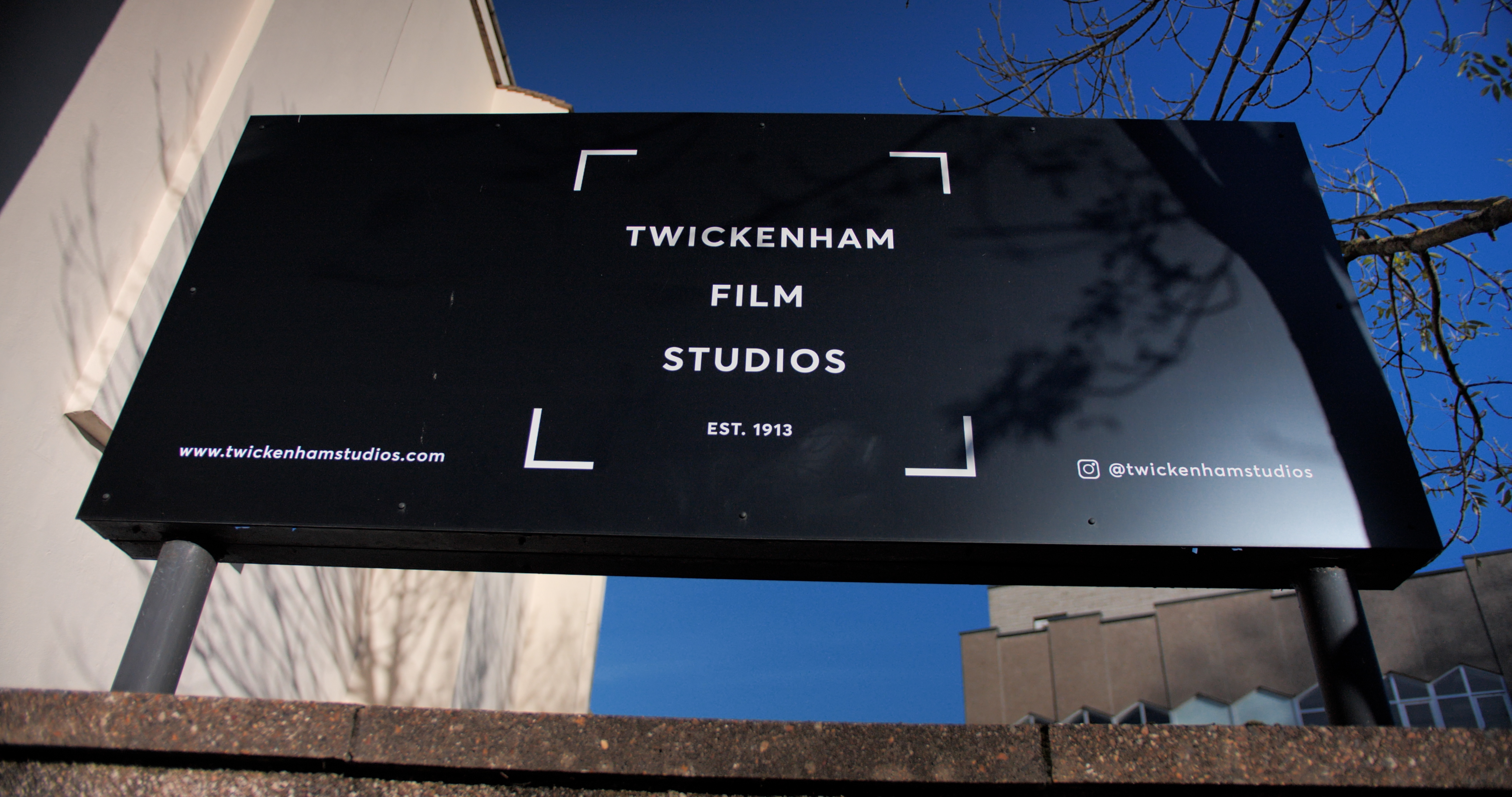 Twickenham Film Studios location sign