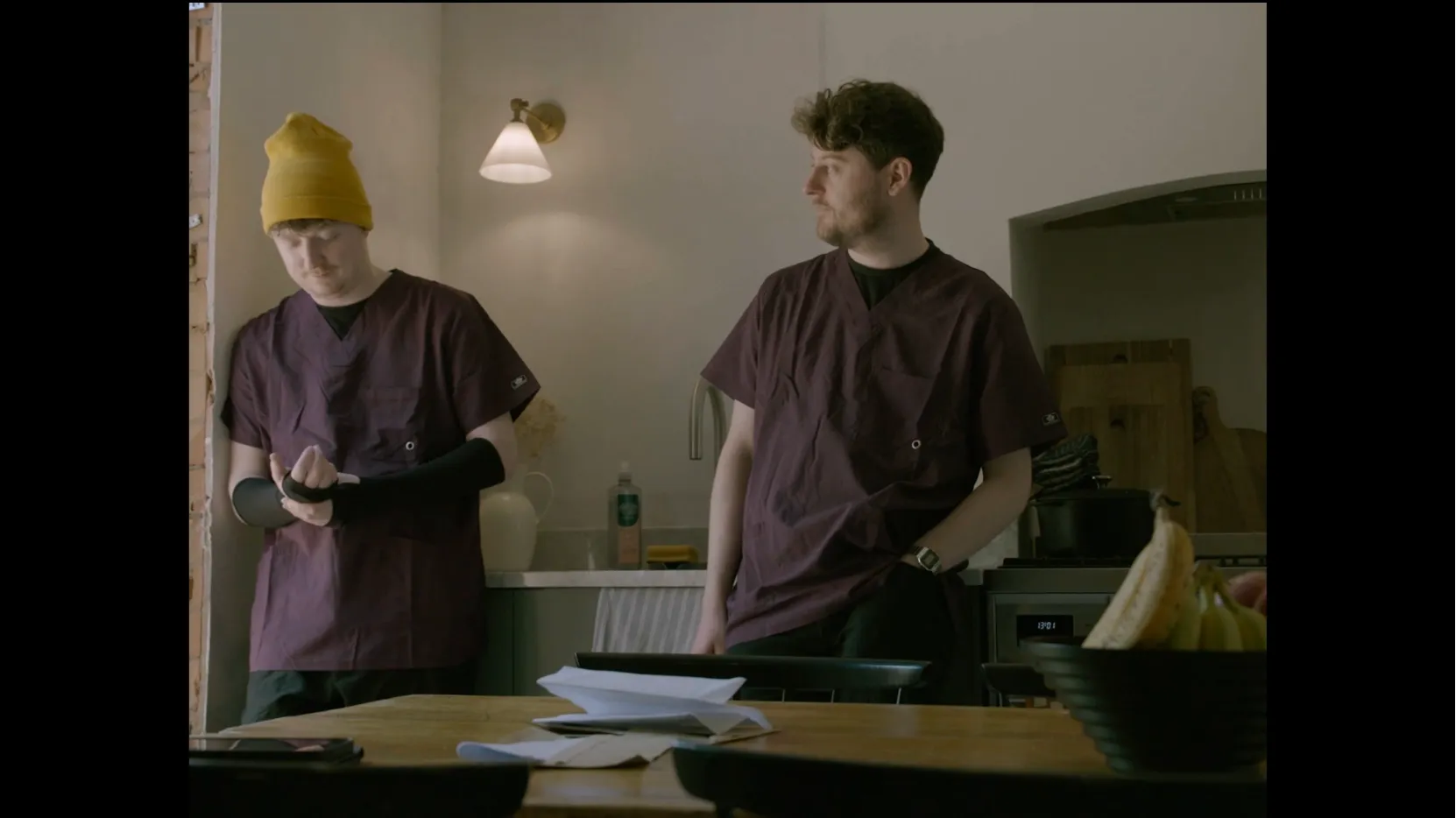 Michael and Matthew in Kitchen