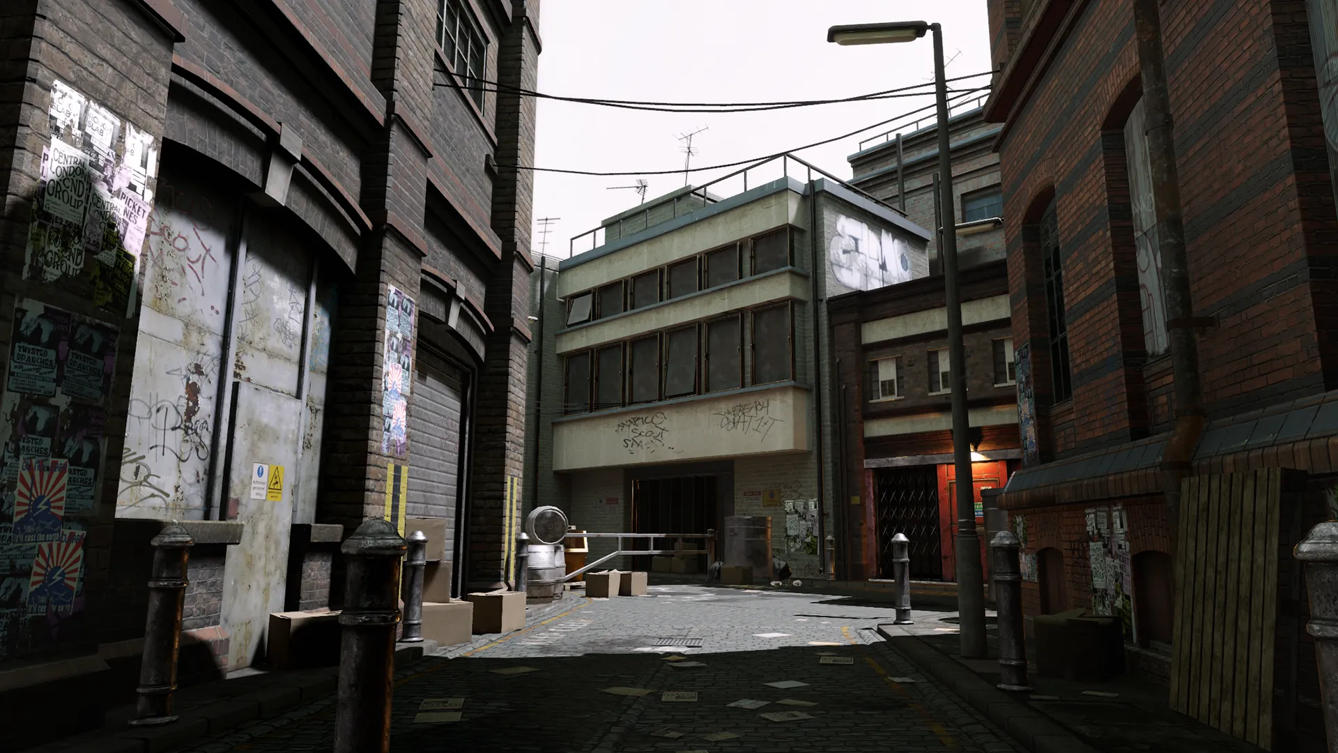 An abandoned Underground station