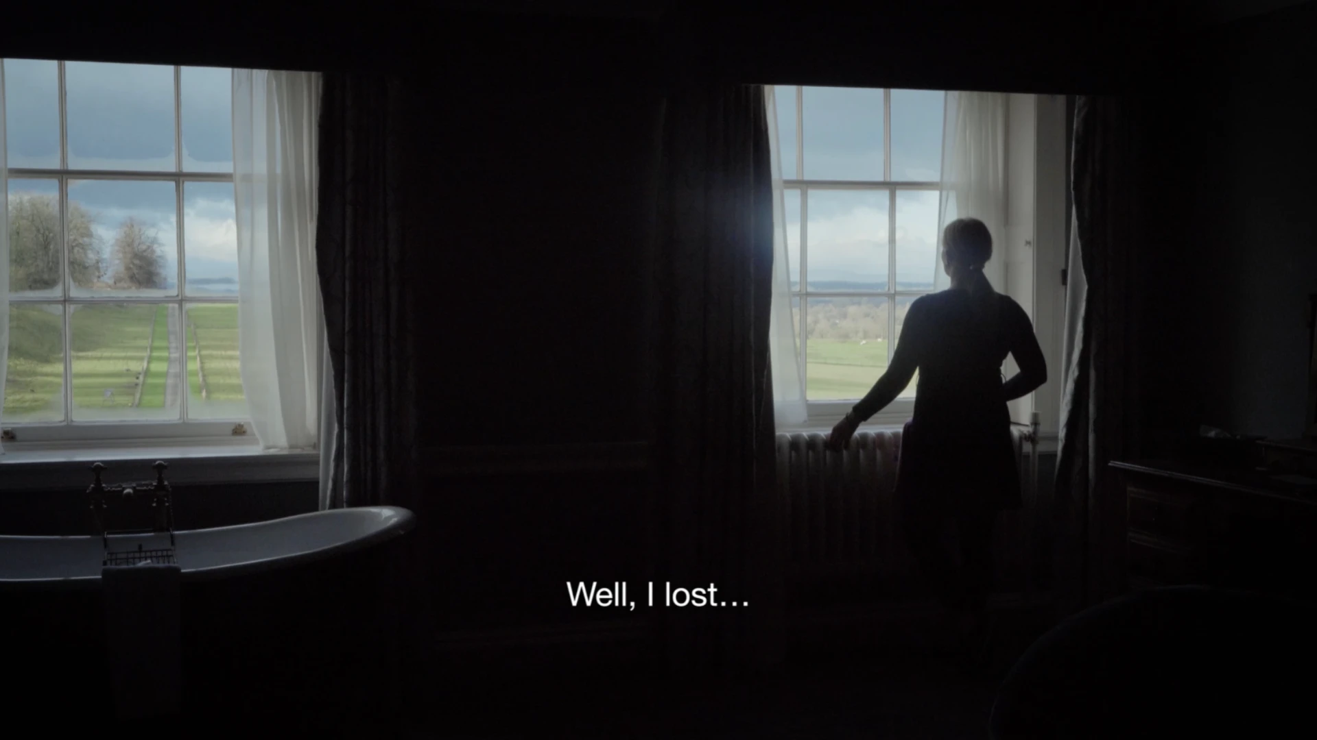 Women looking in the window