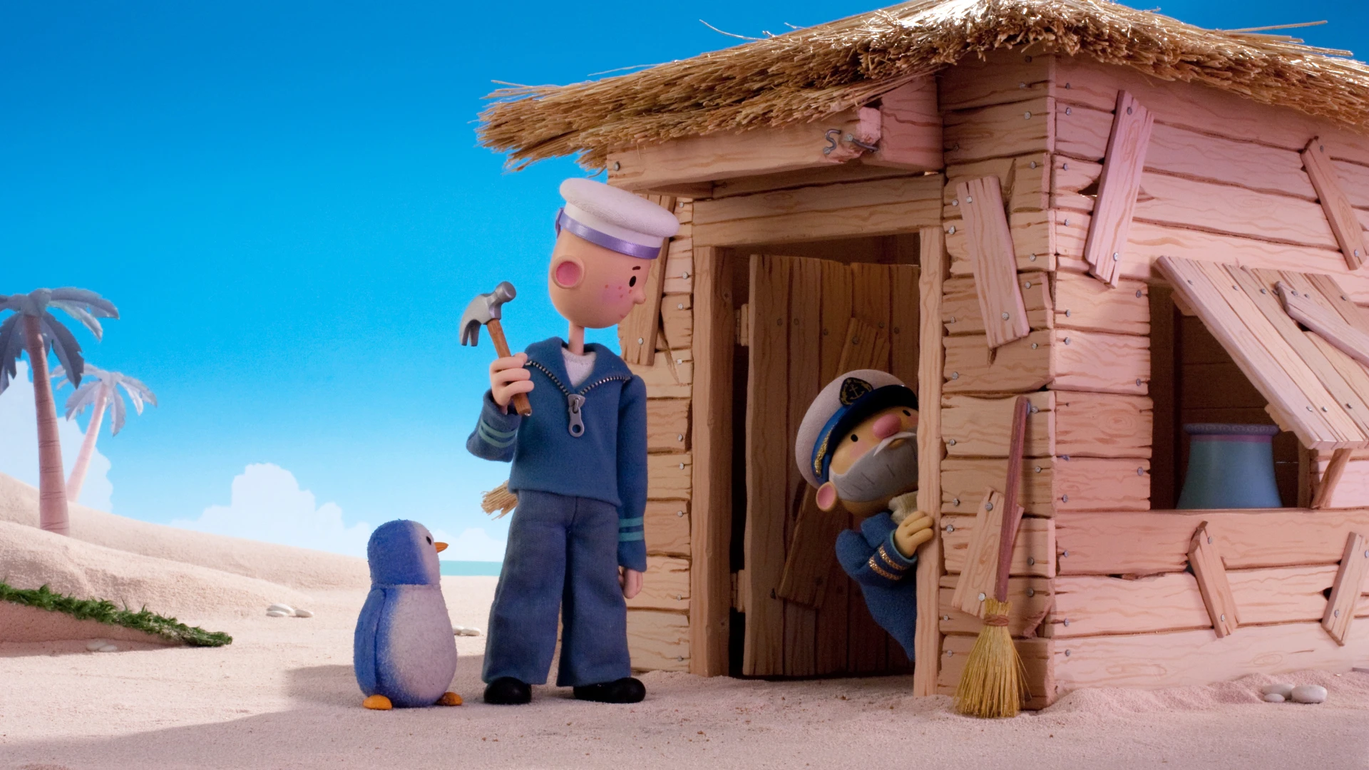 The characters from Calamity Island discuss a problem