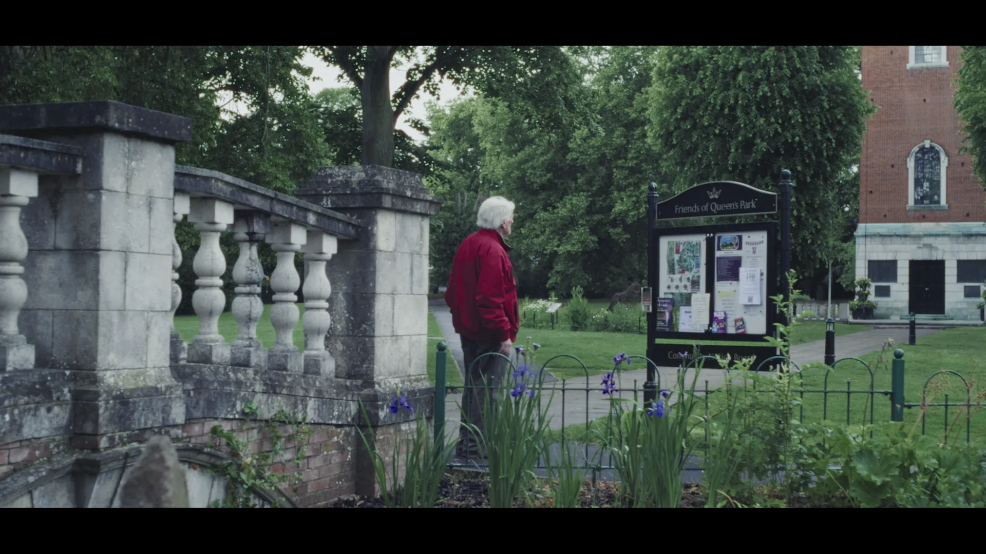 Robert in a park.