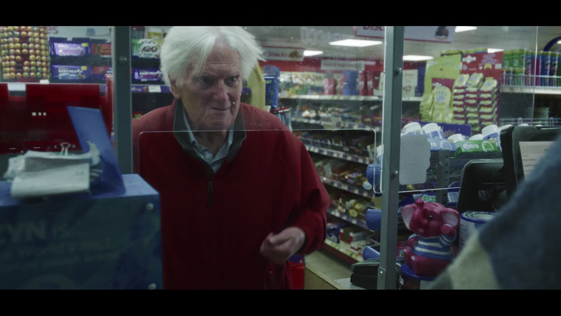 Robert at a shop.