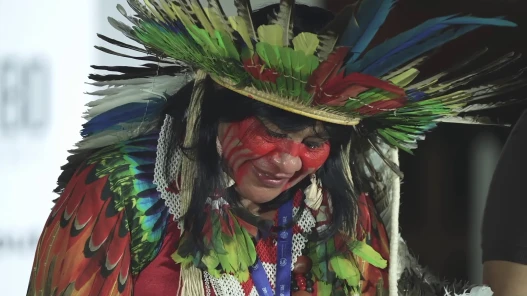 Valdelice Veron an indigenous leader of the Guarani-Kaiowa in Brazil at COP28