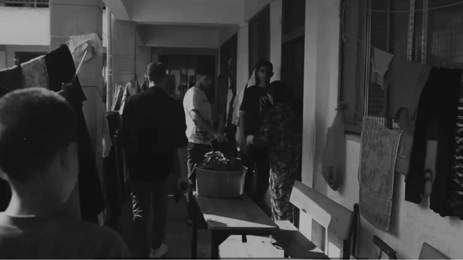 A scene of daily life in Gaza