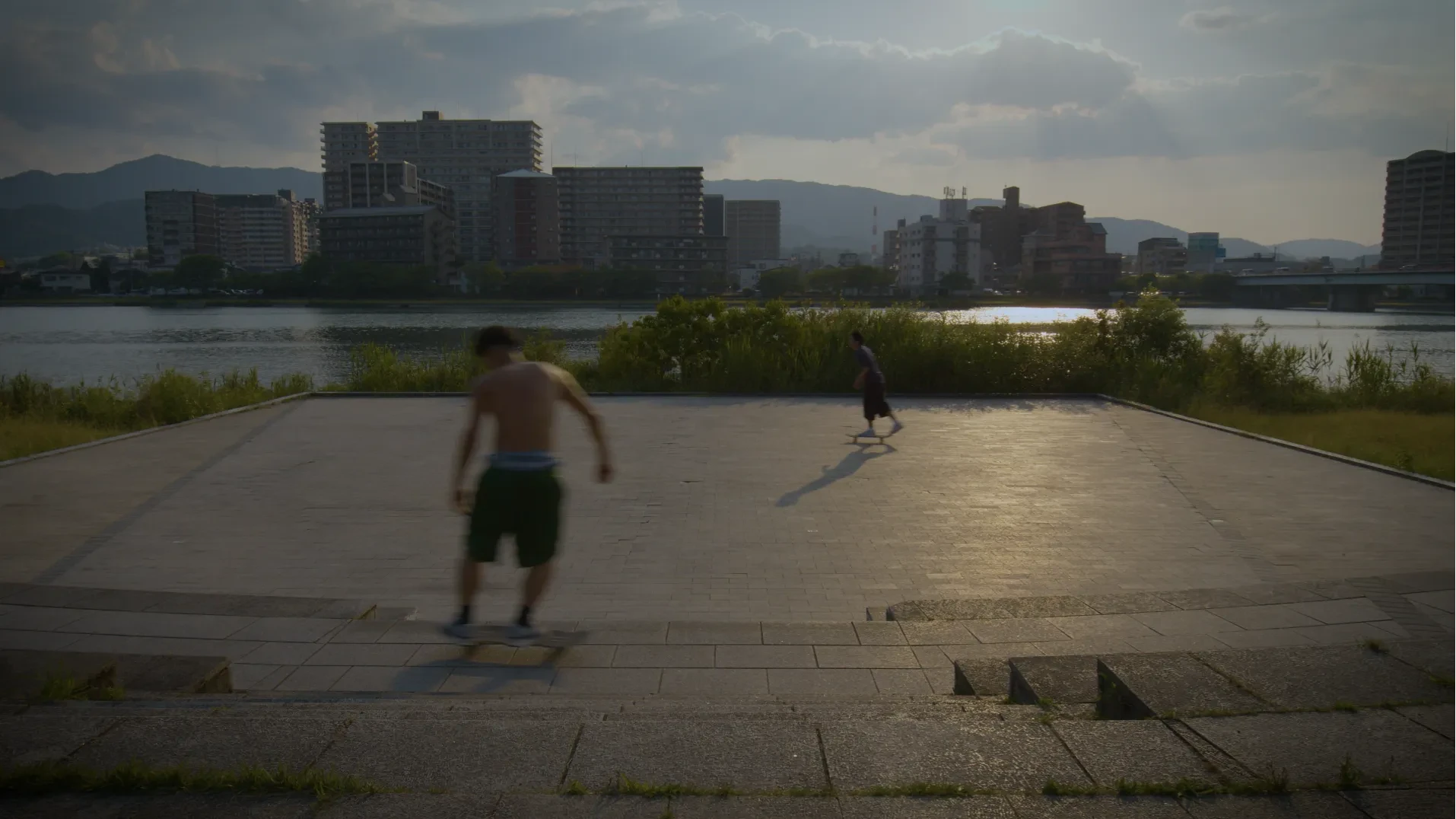 Skaters in Shiga, Japan