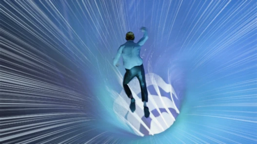 Dave entering the Betaverse