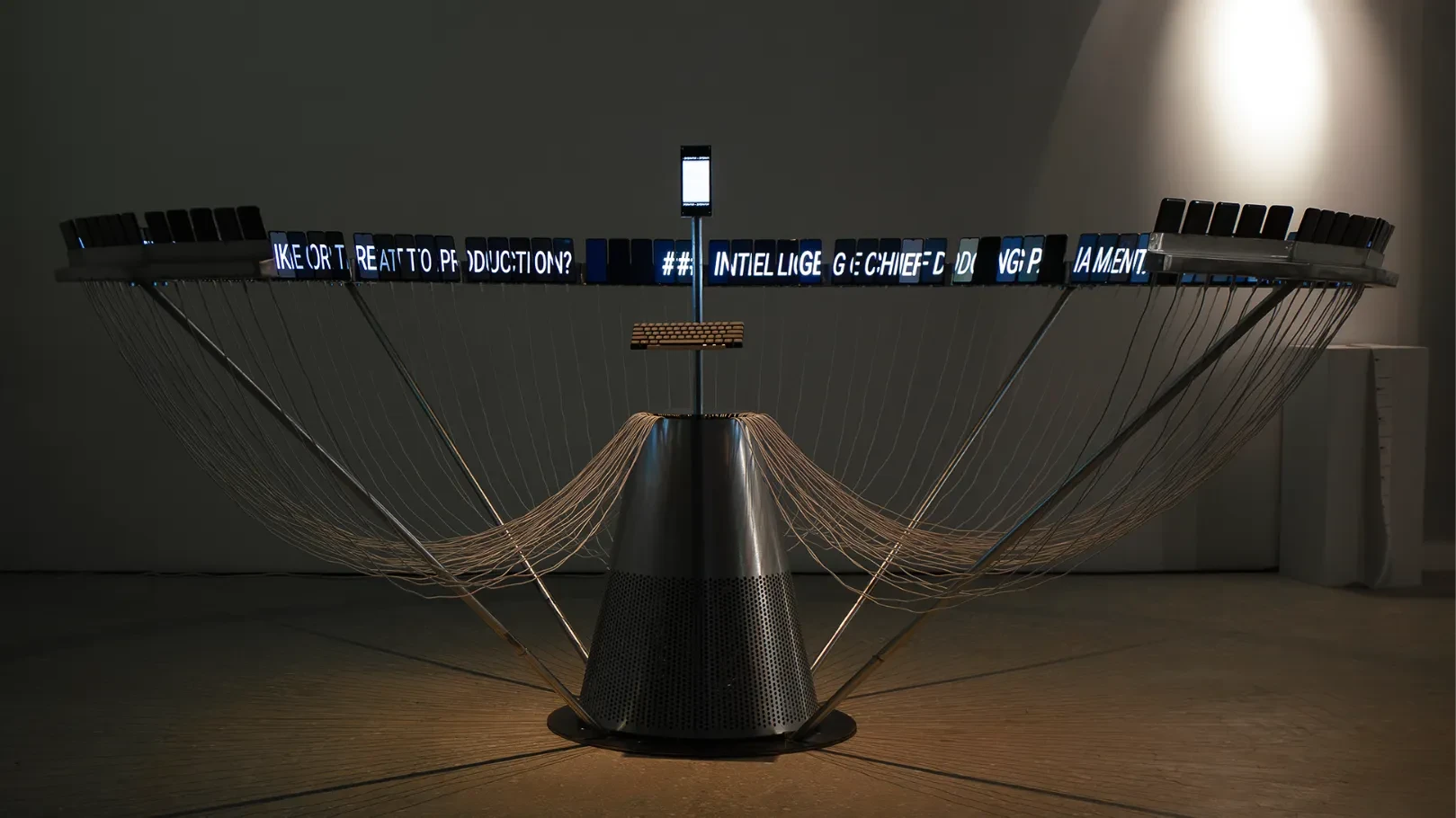 Installation view.