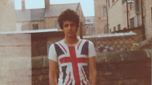 Aki Nawaz as a young punk
