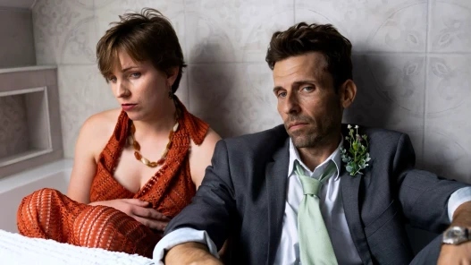 Bee Anderby as 'Sam' and Benjamin Schnau as 'Ethan' in Sweet Nothings.