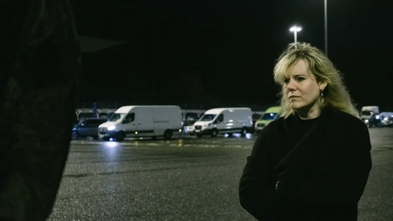 Keeley Moss, left-field investigator and musician, in Stranraer Ferry Port, the last place Inga Maria Hauser was safe