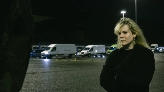 Keeley Moss, left-field investigator and musician, in Stranraer Ferry Port, the last place Inga Maria Hauser was safe