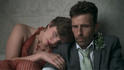 Bee Anderby as 'Sam' and Benjamin Schnau as 'Ethan' in Sweet Nothings.