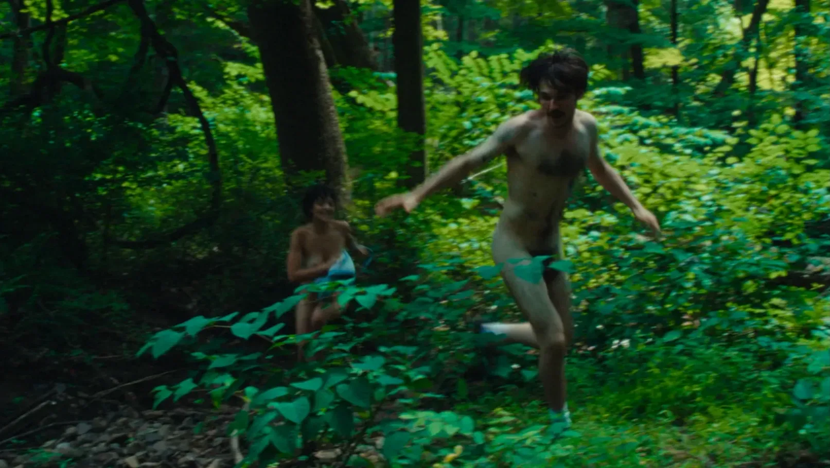 Forest, Nudity, Running