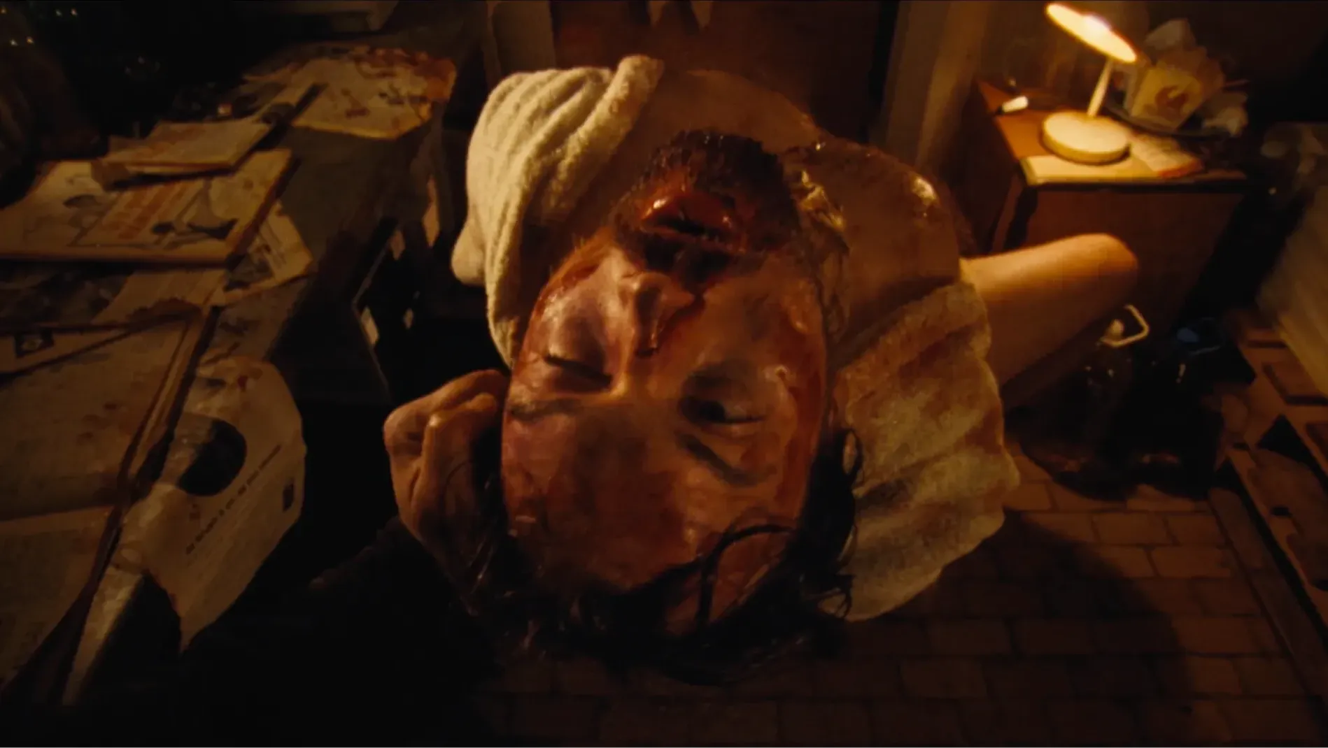 A beaten up prisoner.