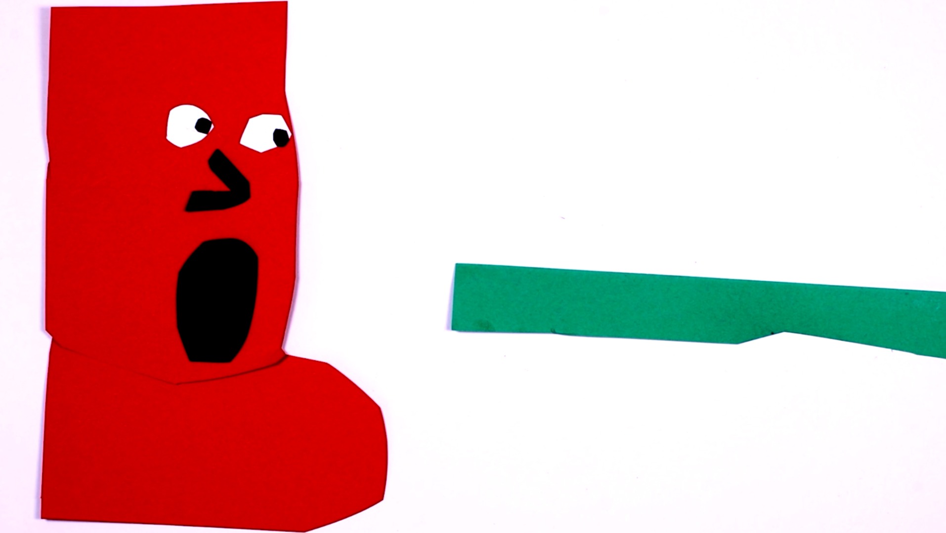 yellow orange green blue red cut