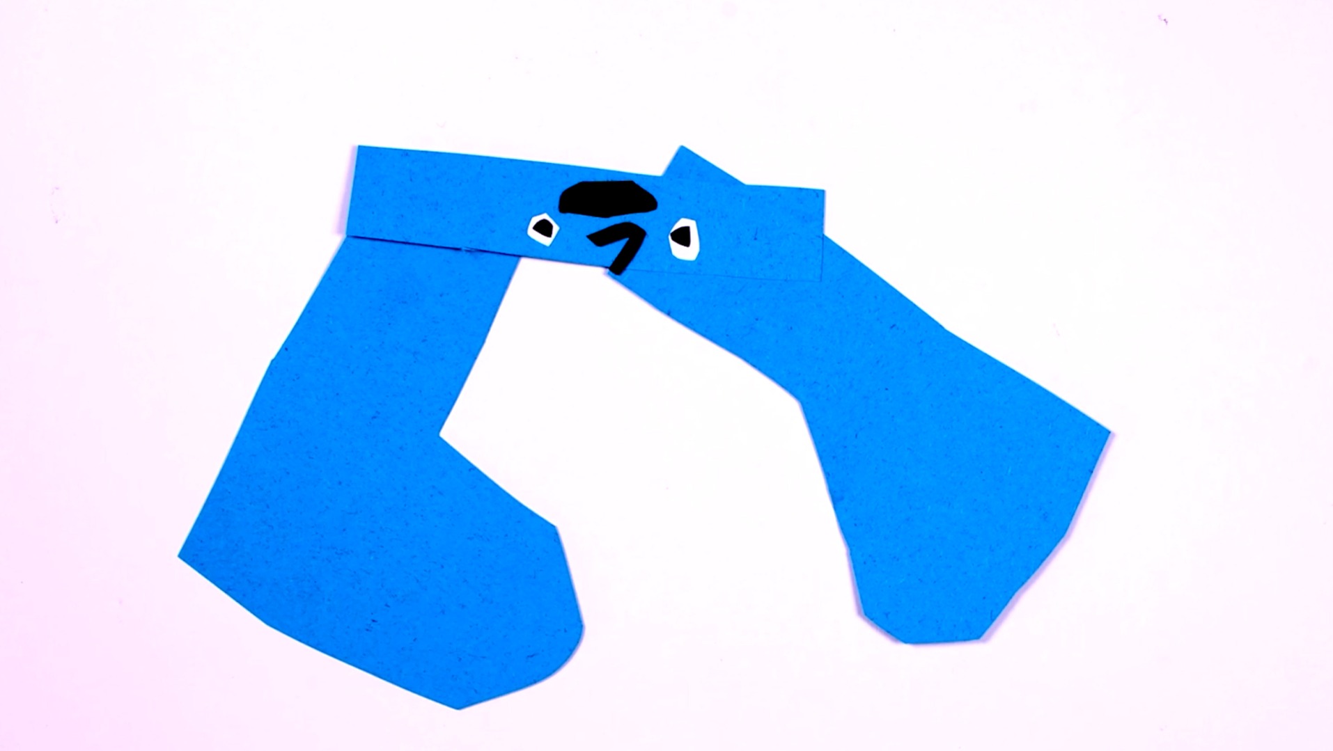 yellow orange green blue red cut