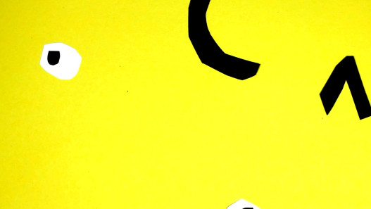 yellow orange green blue red cut