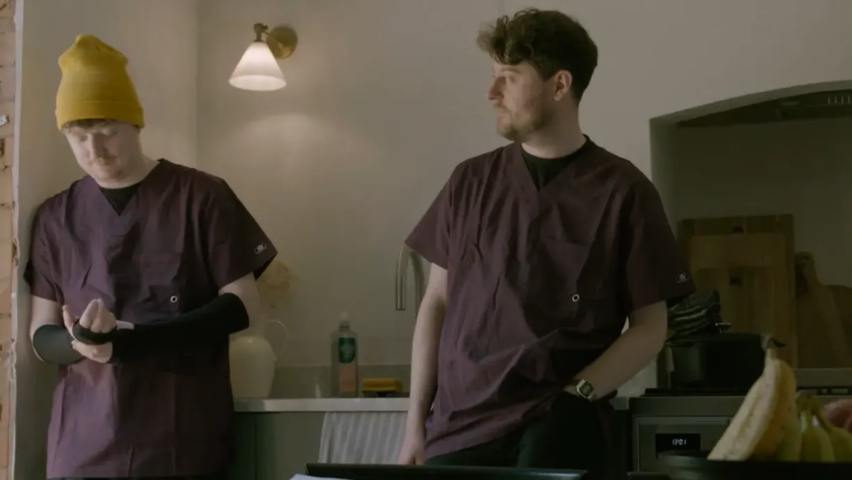Two men in a kitchen