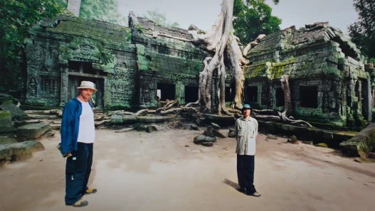 Christine Molloy and Joe Lawlor in Ankor Wat