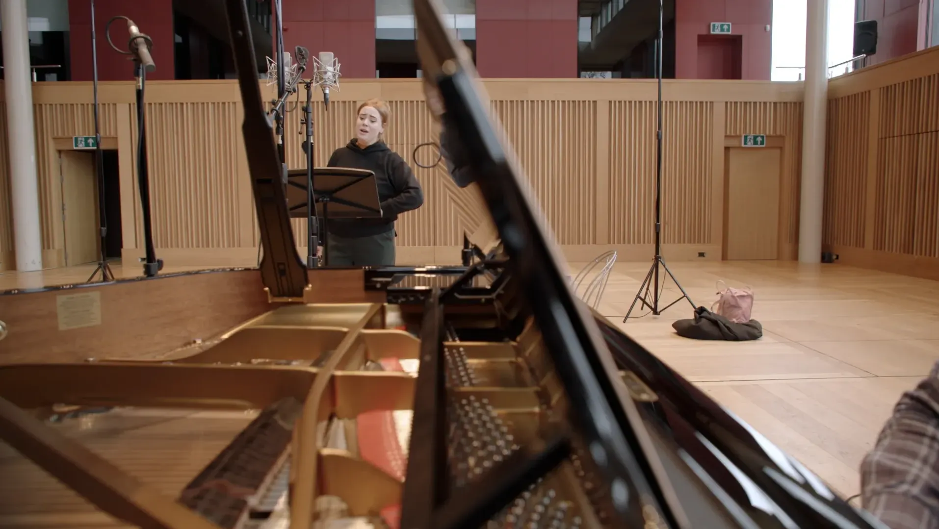 Lotte Betts-Dean singing Einsamkeit, accompanied by George Xiaoyuan Fu, for their album recording