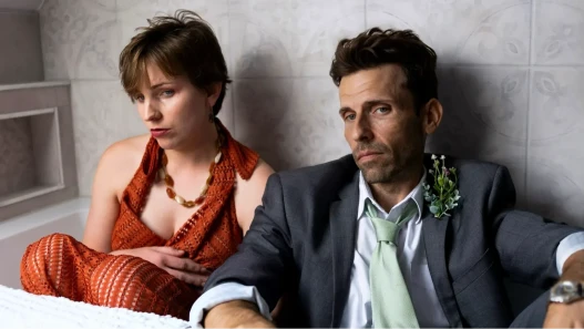 Bee Anderby as 'Sam' and Benjamin Schnau as 'Ethan' in Sweet Nothings.