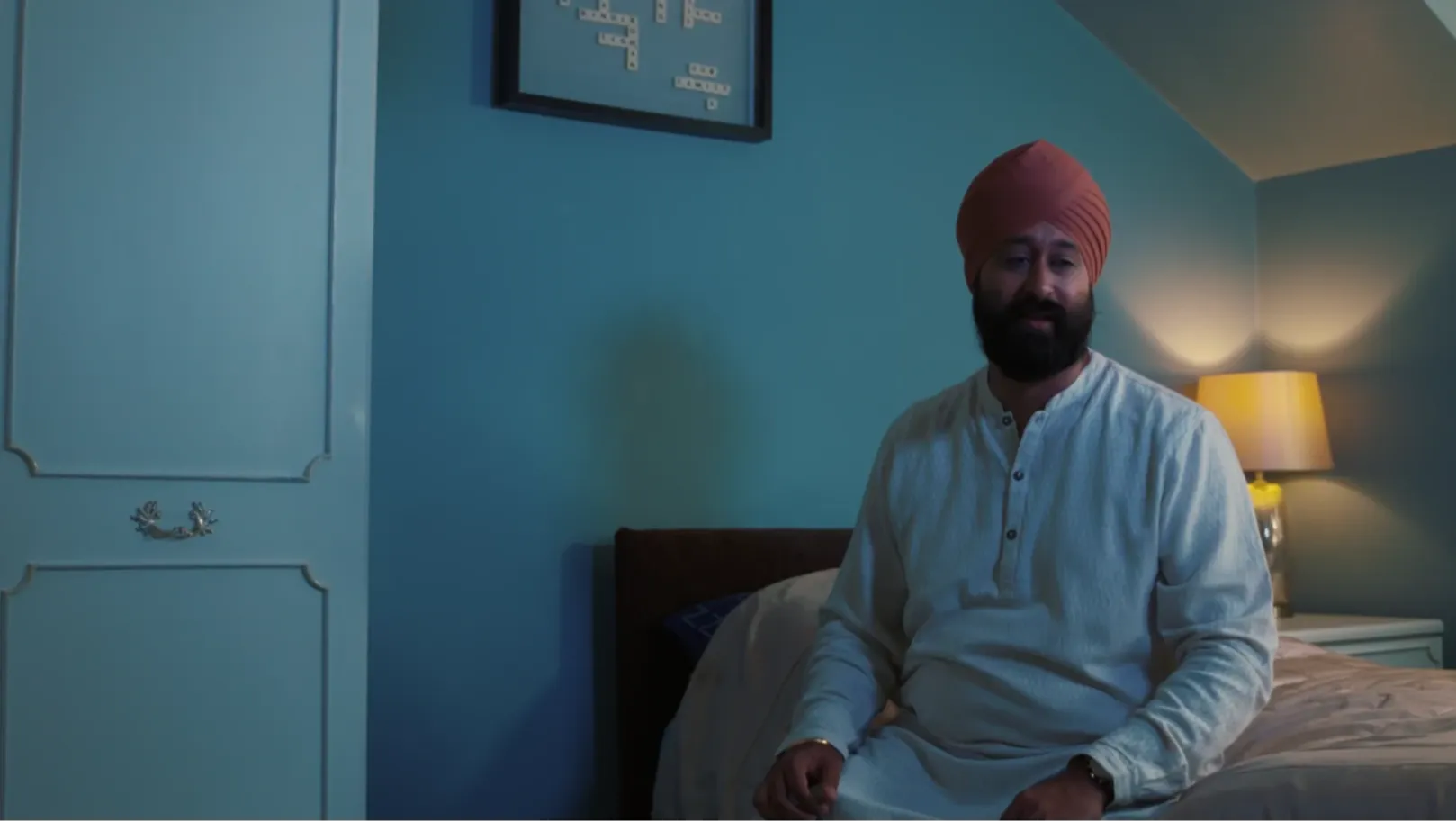 Jaydeep talking in the bedroom
